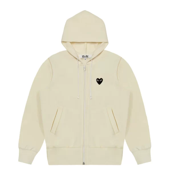 CDG Hooded Sweatshirt with Big Hearts