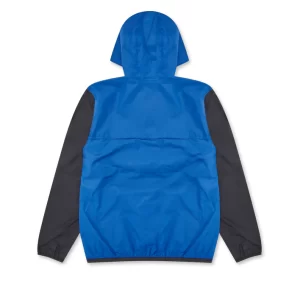 CDG K Way Half Zip Jacket Blue Black