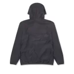 CDG K Way Zip Jacket Beige Black