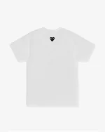 Unisex Reverse Black Heart T Shirt