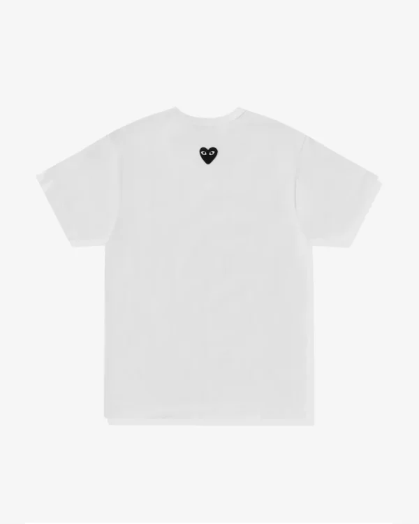 Unisex Reverse Black Heart T Shirt