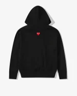 CDG Black Color Zipper Hoodie