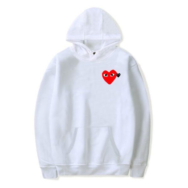 CDG 2 Hearts Hoodie