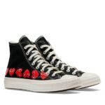 CDG CONVERSE MULTI HEARTS HIGH TOP BLACK