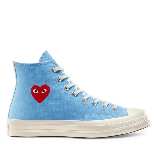 Comme des Garcons Converse PLAY Bright Blue