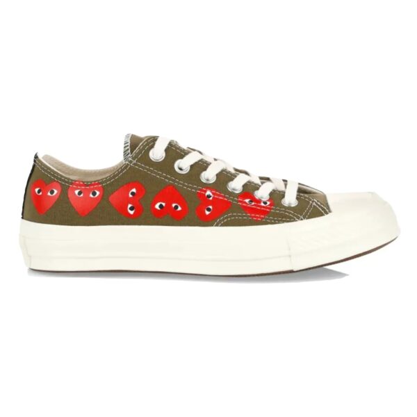 Comme des Garcons Converse Multi Heart Brown