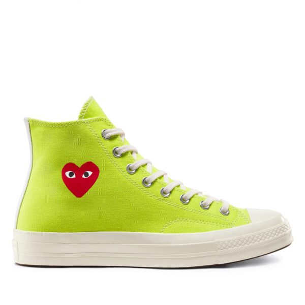 CDG Converse PLAY Bright Green